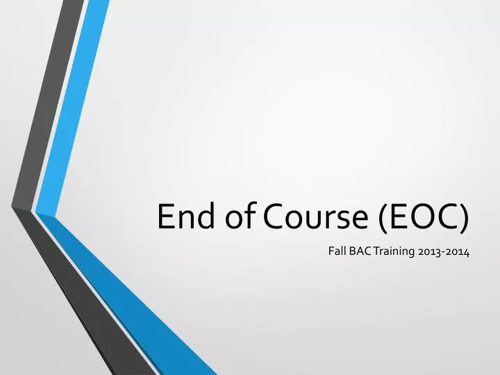 end of course eoc