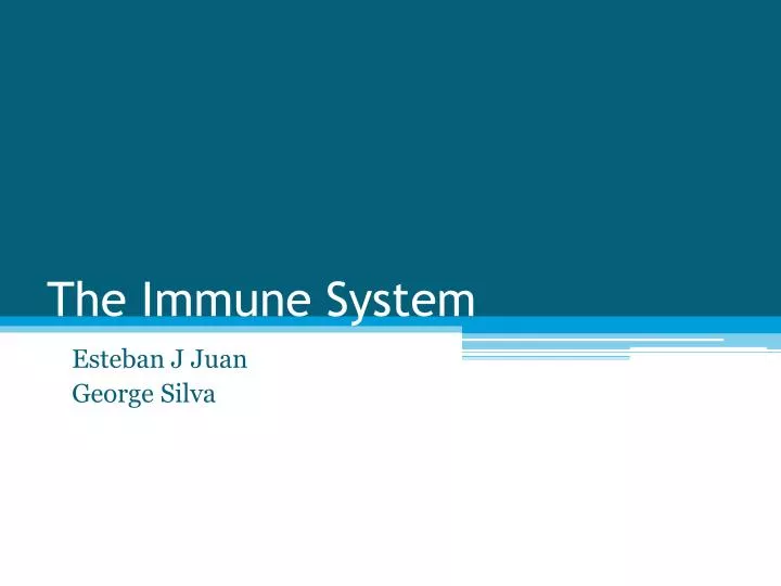the i mmune system