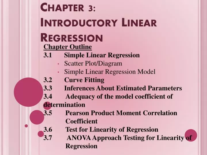 chapter 3 introductory linear regression