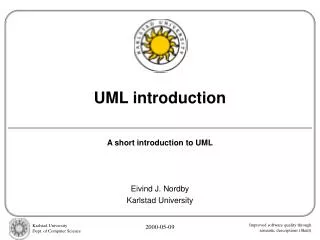 UML introduction