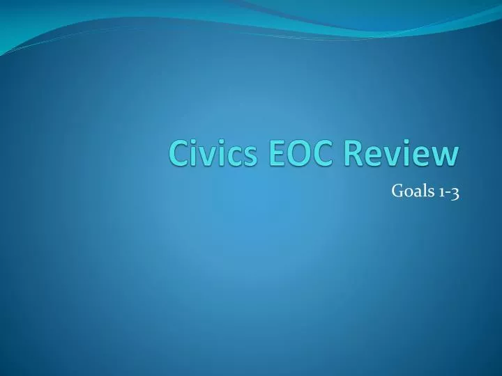 civics eoc review