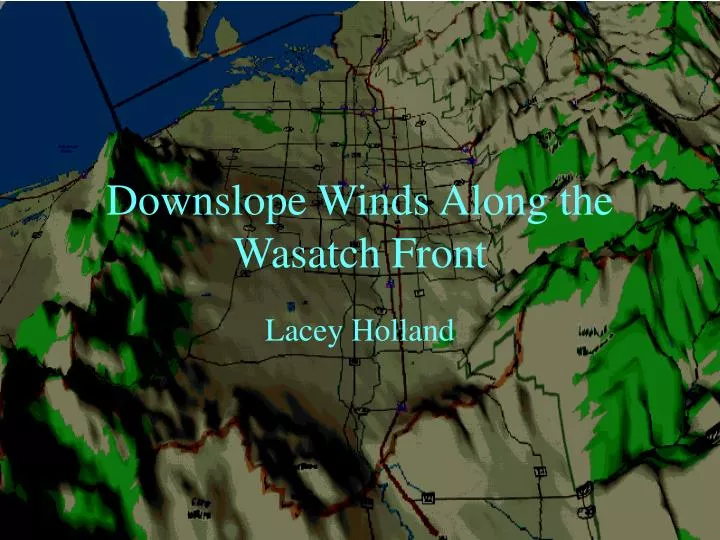 downslope winds along the wasatch front