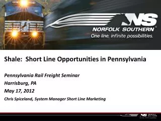 Shale: Short Line Opportunities in Pennsylvania