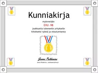 kunniakirja