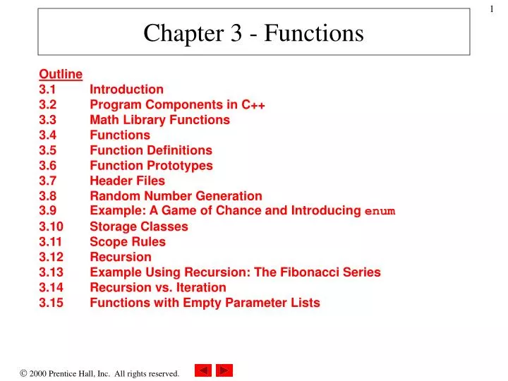 chapter 3 functions