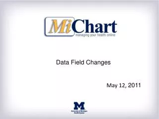 Data Field Changes
