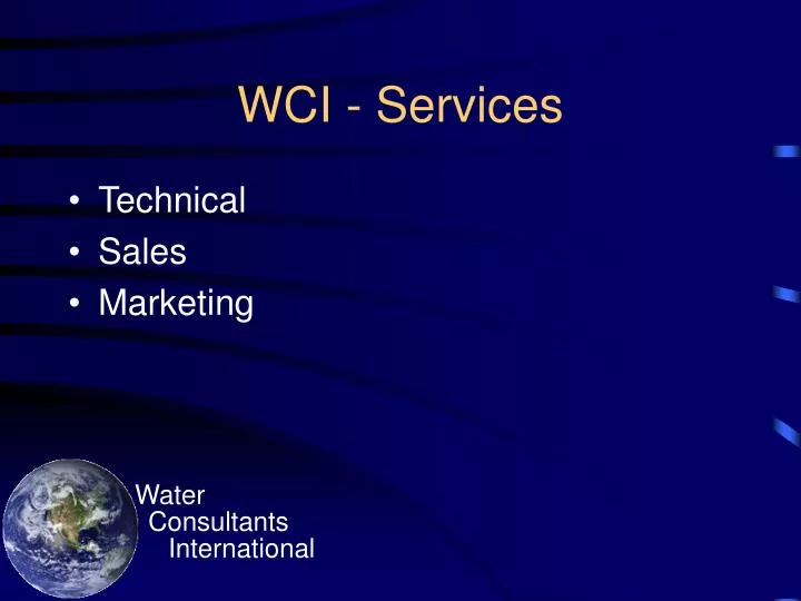 wci services