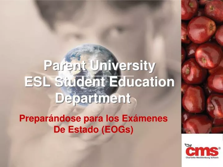 parent university esl student education department
