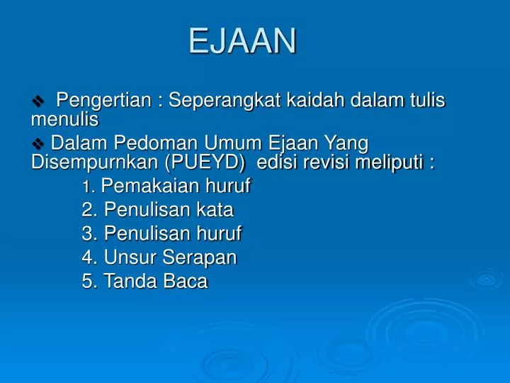 ejaan