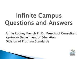 Infinite Campus Questions and Answers