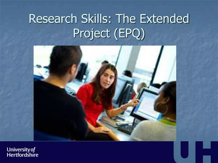research skills the extended project epq