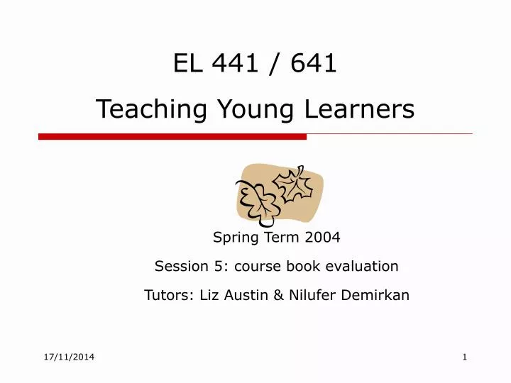 el 441 641 teaching young learners
