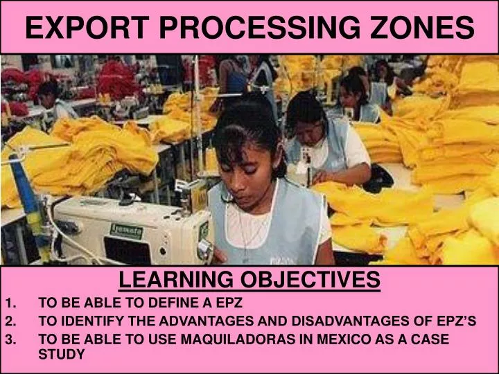 export processing zones