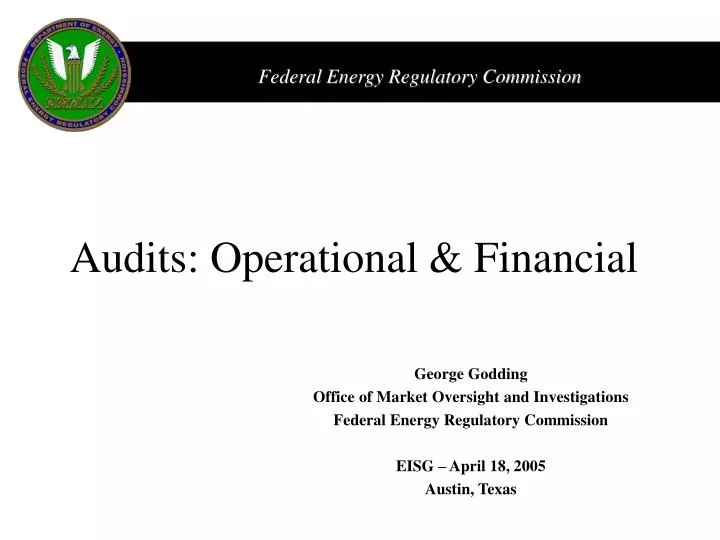 audits operational financial