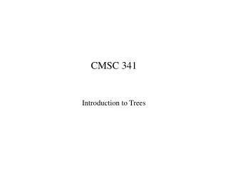 cmsc 341