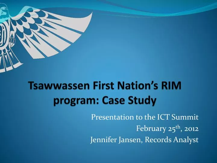 tsawwassen first nation s rim program case study