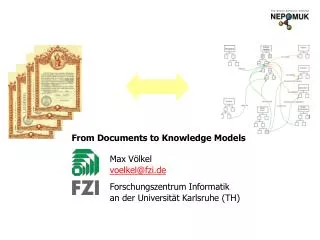 From Documents to Knowledge Models