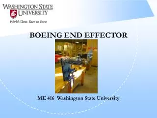 BOEING END EFFECTOR