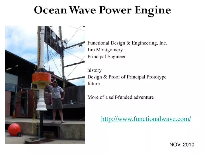 ocean wave power engine