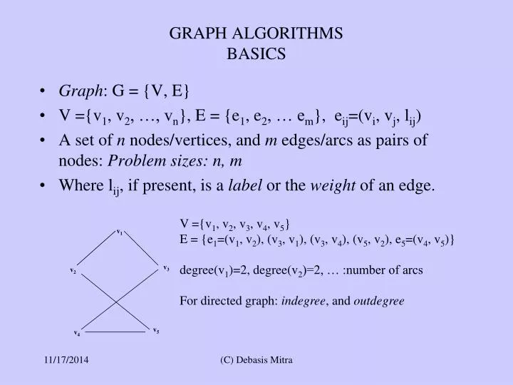 graph algorithms basics
