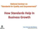 How Standards Help In Business Growth - slide 1