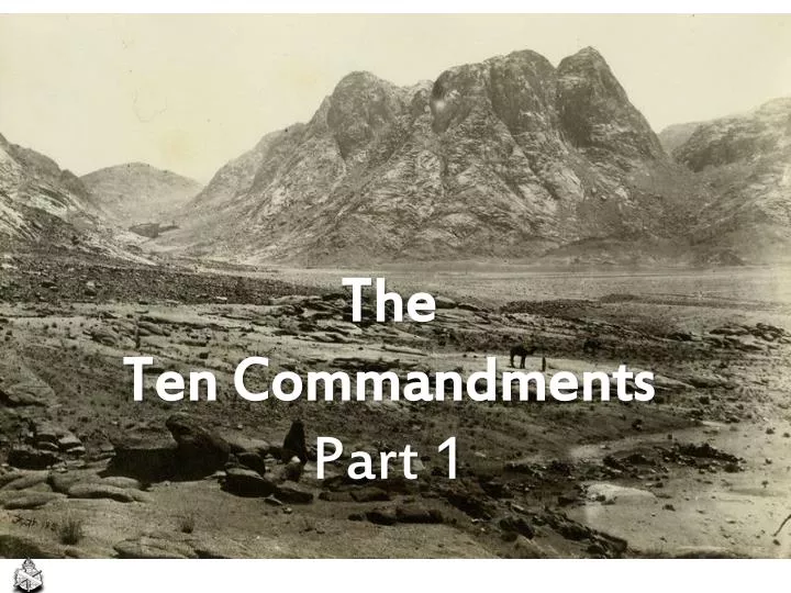 the ten commandments part 1