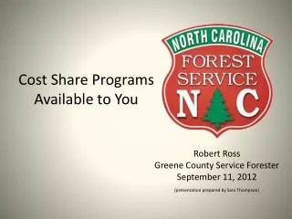 Cost Share Programs Available to You
