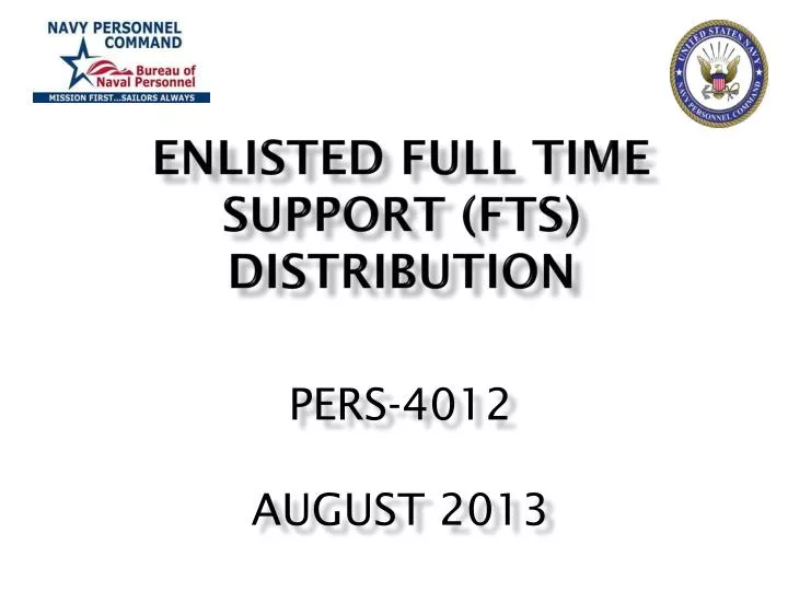 enlisted full time support fts distribution