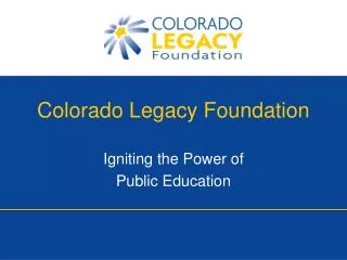 Colorado Legacy Foundation