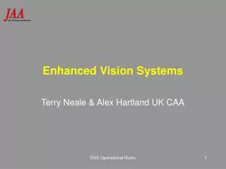 Enhanced Vision Systems