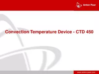 Convection Temperature Device - CTD 450