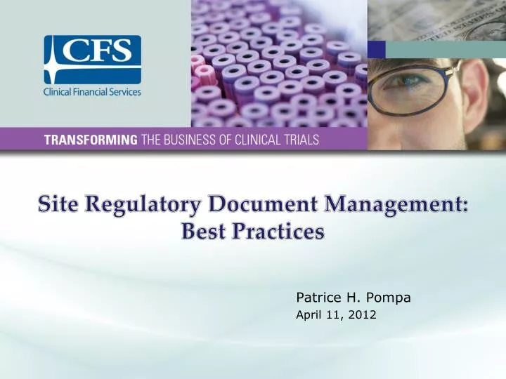 site regulatory document management best practices