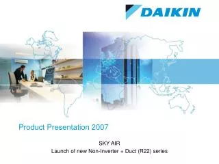 Product Presentation 2007