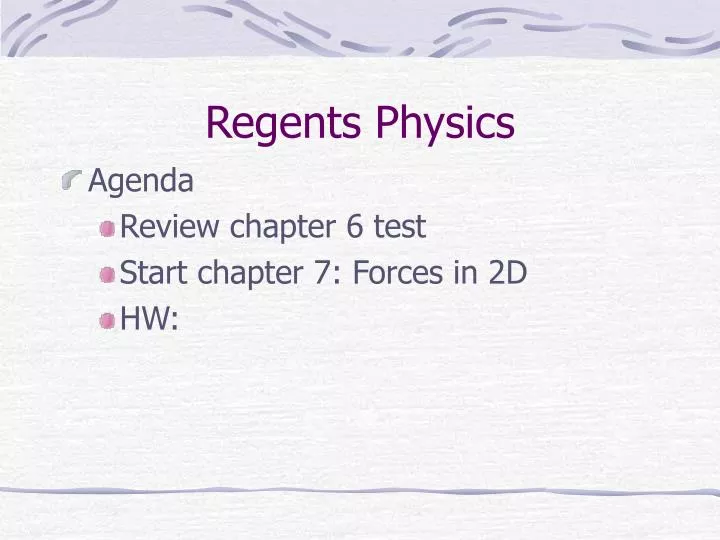 regents physics