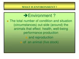 what is environment