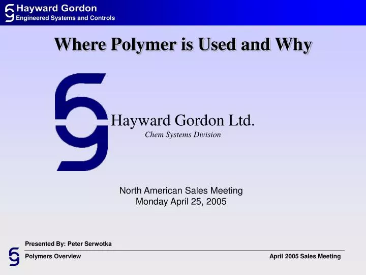 hayward gordon ltd chem systems division