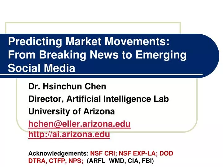predicting market movements from breaking news to emerging social media