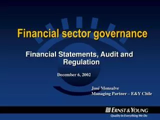 Financial sector governance