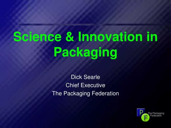 science innovation in packaging