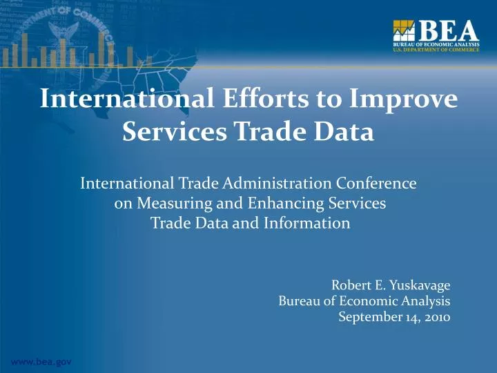 international efforts to improve services trade data