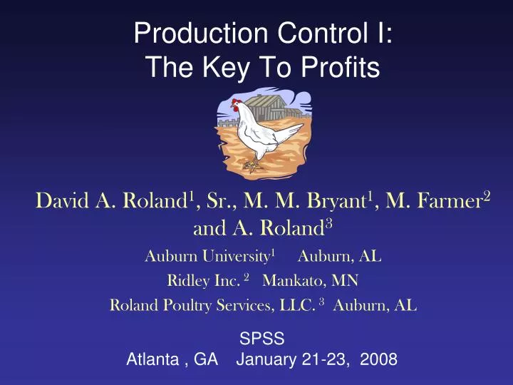 production control i the key to profits