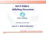 Afdeling Docenten - slide 1