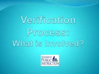 Verification Process: What is Involved?