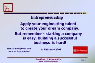 Entrepreneurship