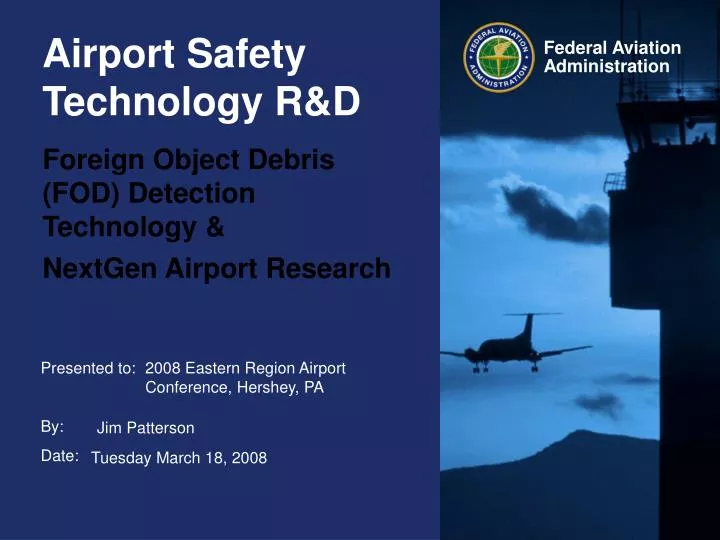foreign object debris fod detection technology nextgen airport research