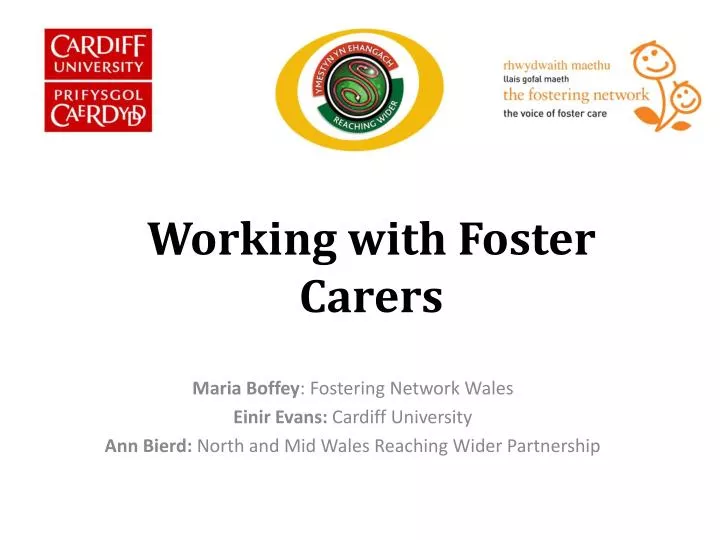 working with foster carers