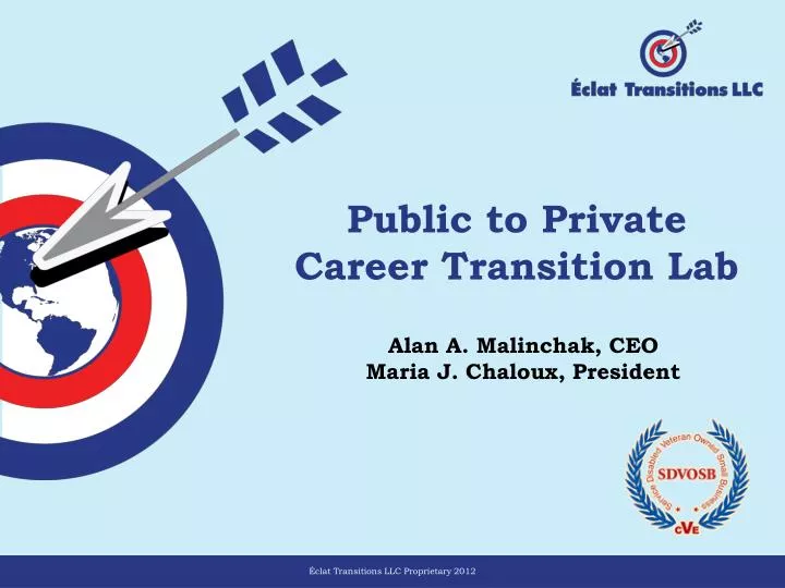 public to private career transition lab