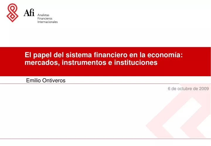 el papel del sistema financiero en la econom a mercados instrumentos e instituciones