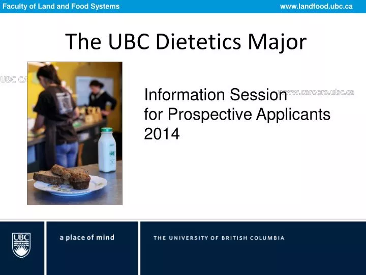 the ubc dietetics major