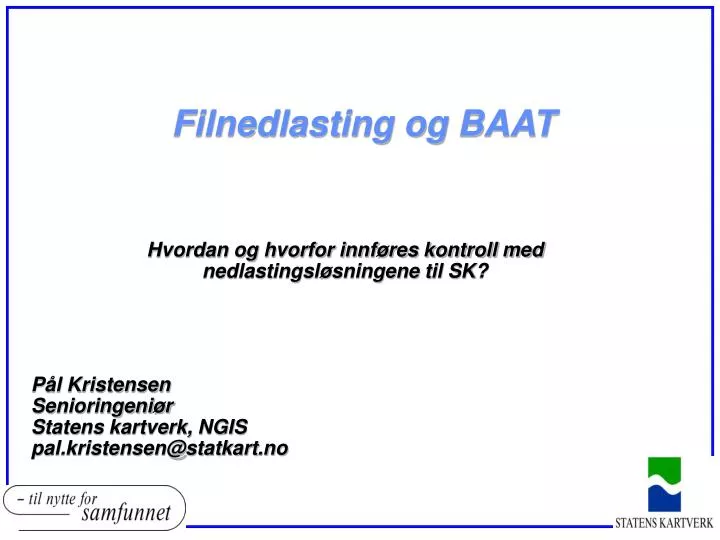 filnedlasting og baat